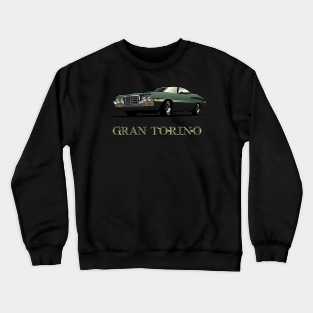 Gran Torino Crewneck Sweatshirt by AutomotiveArt